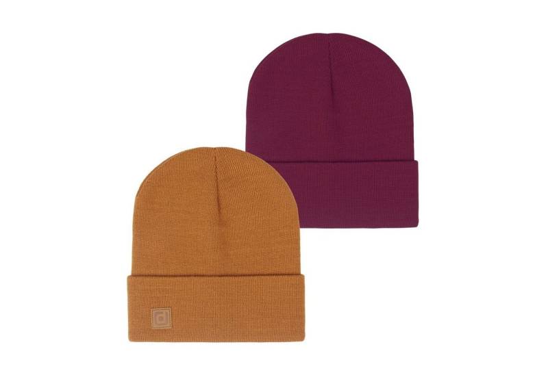 riverso Strickmütze Herren Beanie RIVFabian (2-St) Basic Wintermütze aus 100% Polyacryl von riverso