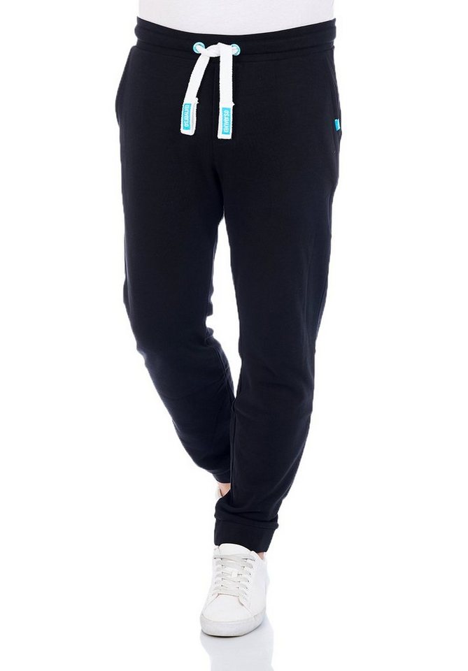 riverso Sweathose Herren Joggingshose RIVLino Regular Fit Trainingshose aus pflegeleichter Baumwollmischung von riverso