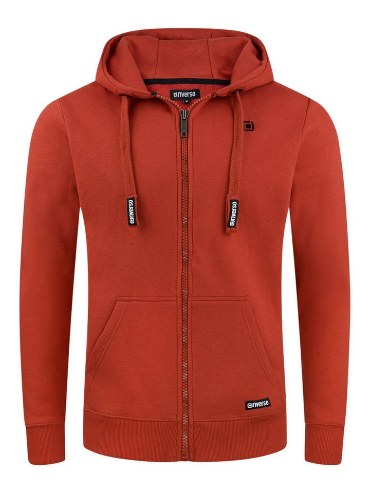riverso Kapuzensweatjacke Herren Sweatjacke RIVNoah Regular Fit Hoodie mit Kängurutasche von riverso