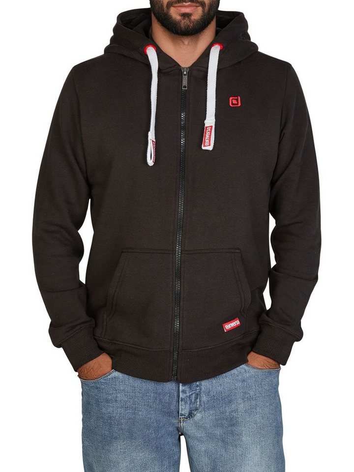 riverso Kapuzensweatjacke Herren Sweatjacke RIVNoah Regular Fit Hoodie mit Kängurutasche von riverso