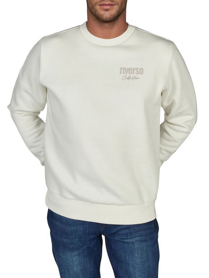 riverso Sweatshirt Herren Pollover RIVJamie Regular Fit Longsleeve Basic Essential von riverso