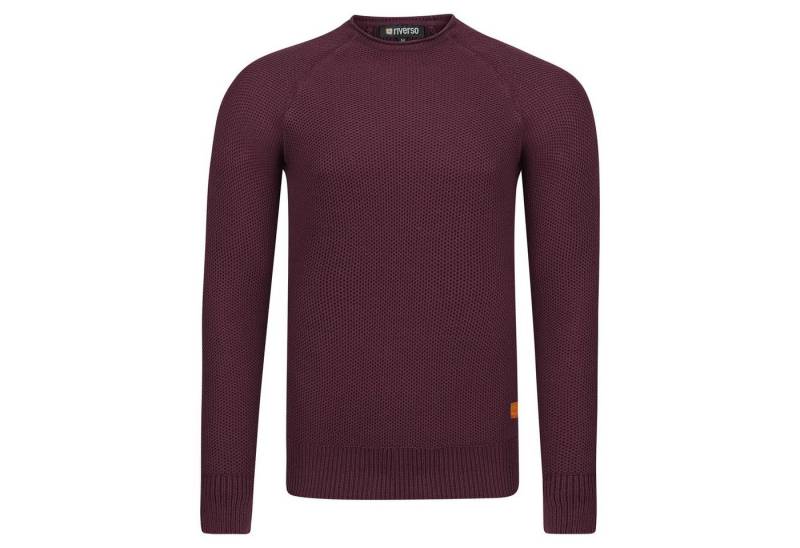 riverso Sweatshirt Herren Rundhals Pullover RIVElias Regular Fit Basic Longsleeve Shirt aus 100% Baumwolle von riverso