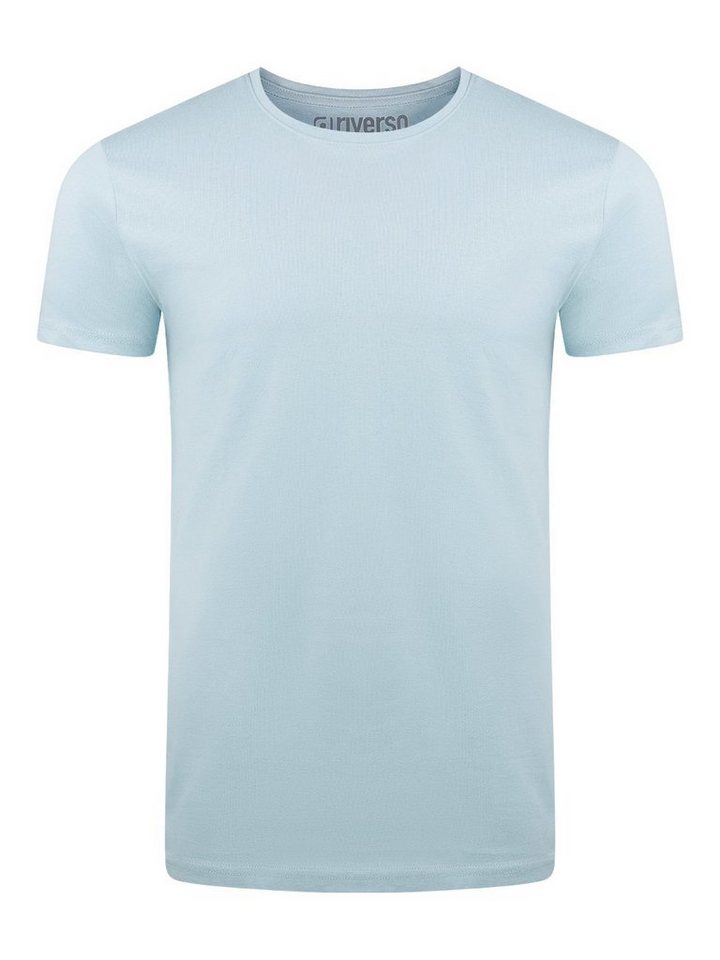 riverso T-Shirt RIVAaron O-Neck (1-tlg) aus 100% Baumwolle von riverso