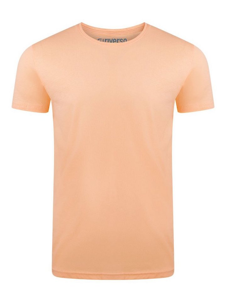 riverso T-Shirt RIVAaron O-Neck (1-tlg) aus 100% Baumwolle von riverso