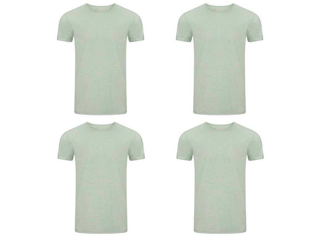 riverso T-Shirt RIVMatteo O-Neck (4-tlg) 100% Baumwolle von riverso