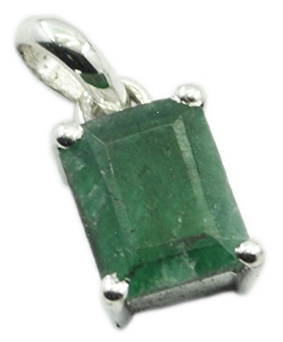 RIYO indischer Smaragd 925 Sterling Silber entzückender Designer Anhänger Geschenk de von RIYO