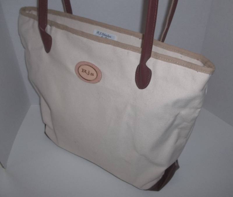 Tragetasche Mit Lederbesatz Tragetasche Mit Lederbesatz von rjsebastianelli