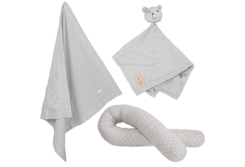roba® Neugeborenen-Geschenkset Lil Planet Bettschlange, Babydecke & Schmusetuch von roba®