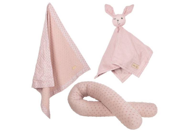 roba® Neugeborenen-Geschenkset Lil Planet Bettschlange, Babydecke & Schmusetuch von roba®