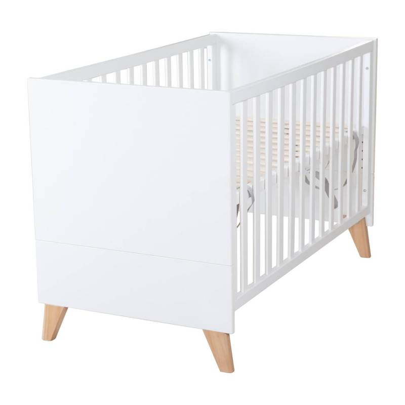 Babybett 2-in-1 Beistellbett und eigenständiges Kinderbett LEON  - othello eiche von roba