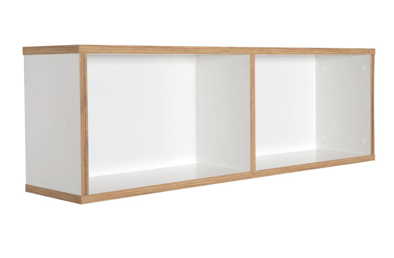 Kinder Wandregal 'Finn' mit zwei Fächern  - eiche von roba