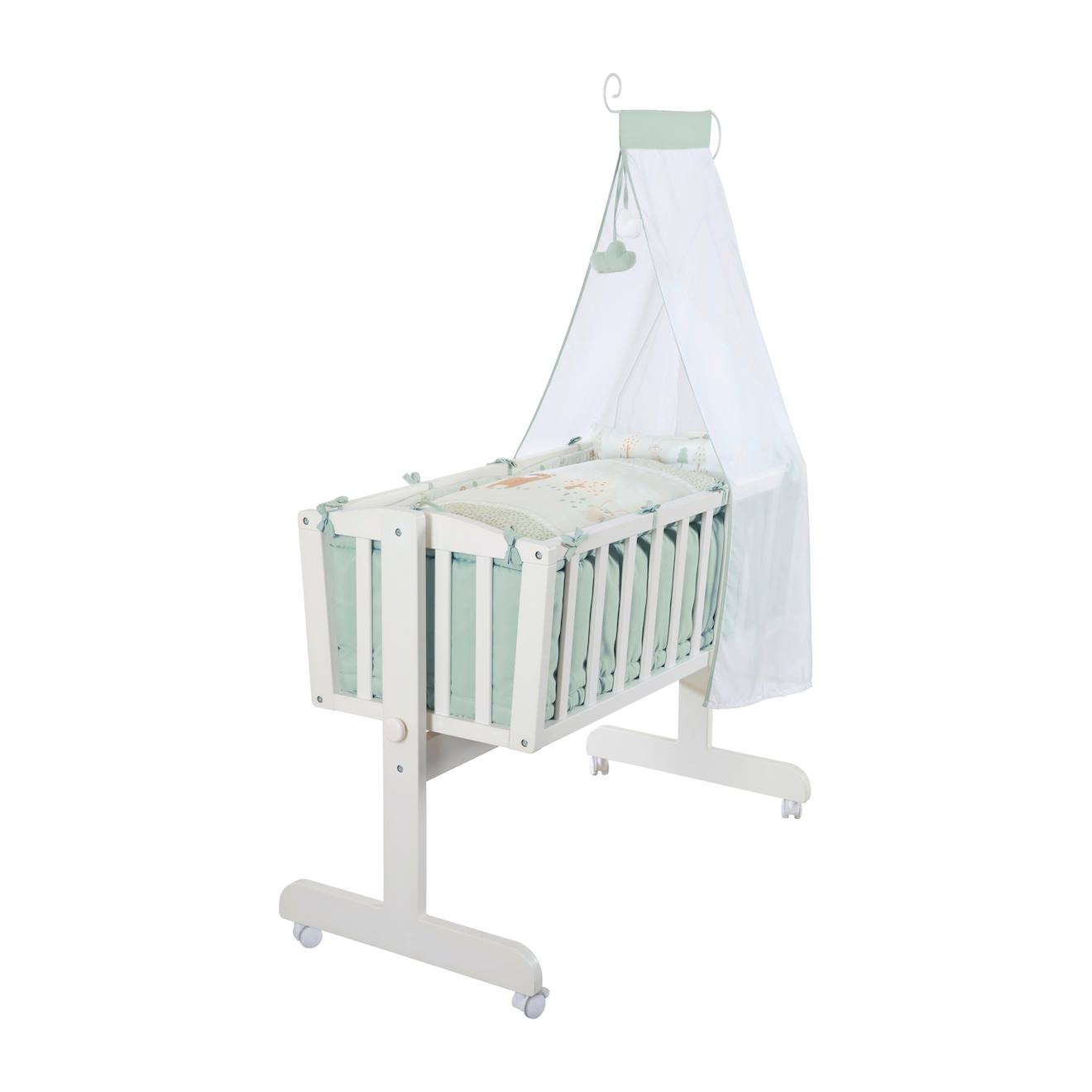 Komplette Babywiege 'Little Stars' mit Zubehör von roba