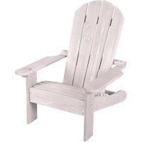 roba Outdoor-Kinderstuhl Deck Chair grau lasiert von roba