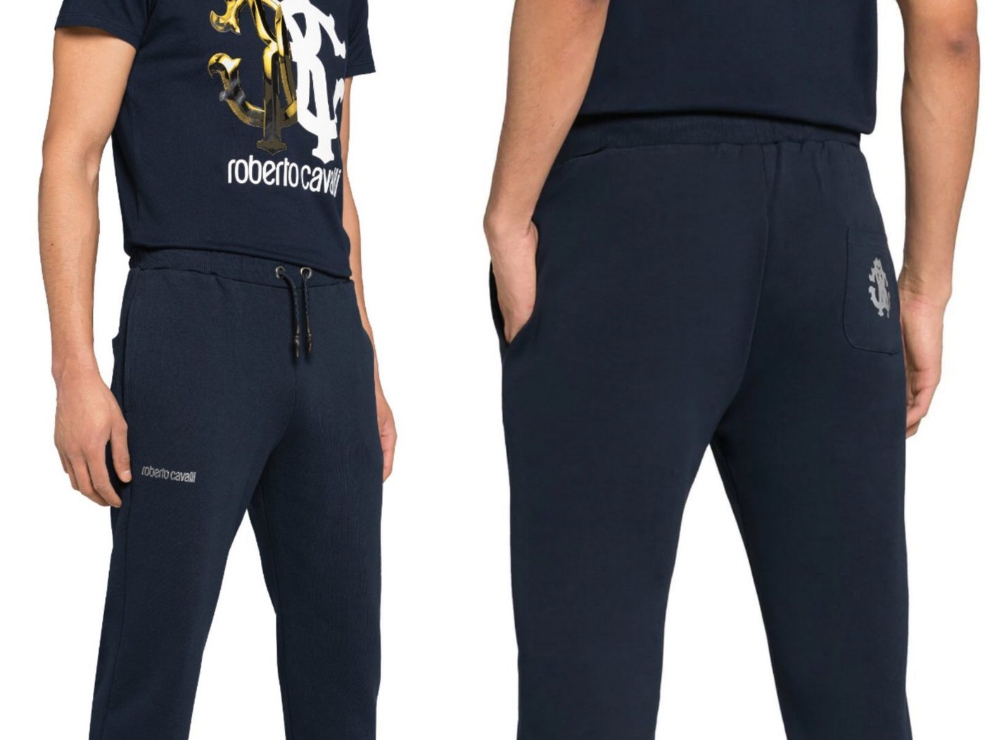 roberto cavalli Jogginghose ROBERTO CAVALLI FIRENZE RC Logo Sweatpants Jogginghose Hose Pants Trai von roberto cavalli