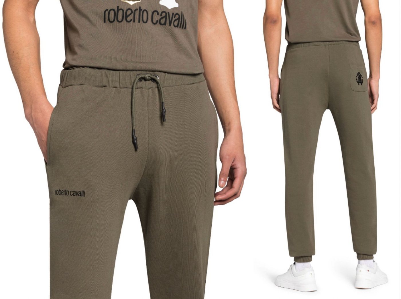 roberto cavalli Jogginghose ROBERTO CAVALLI FIRENZE RC Logo Sweatpants Jogginghose Lounge Hose Tra von roberto cavalli