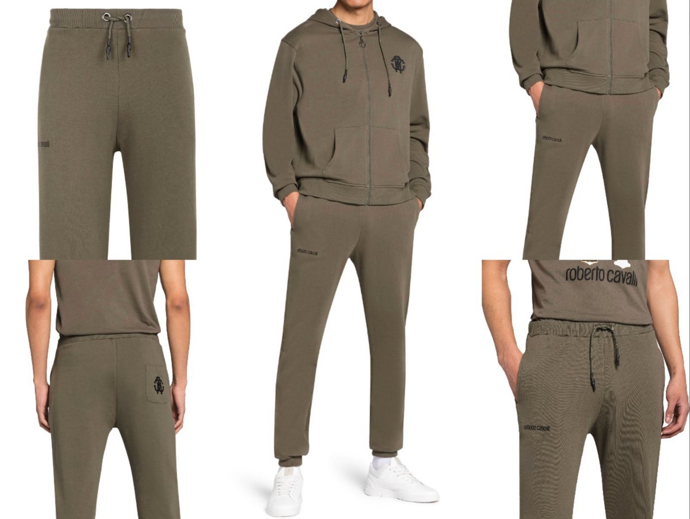 roberto cavalli Jogginghose ROBERTO CAVALLI FIRENZE Logo Sweatpants Jogginghose Lounge Hose Track- von roberto cavalli