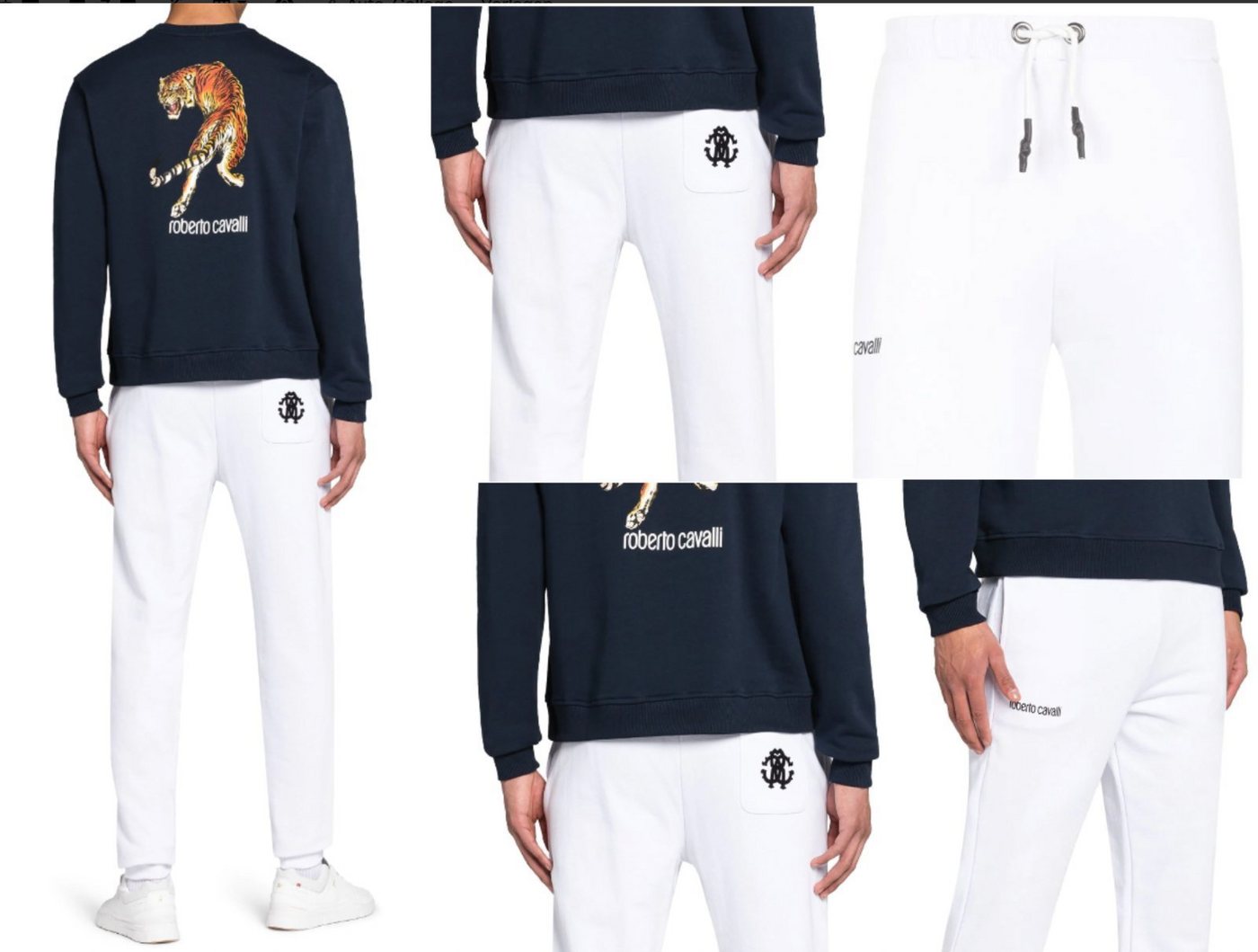 roberto cavalli Jogginghose ROBERTO CAVALLI FIRENZE RC Logo Sweatpants Jogginghose Lounge Hose Tra von roberto cavalli