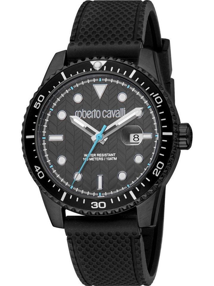 roberto cavalli Quarzuhr Roberto Cavalli Herren-Uhren Analog Quarz, Klassikuhr von roberto cavalli