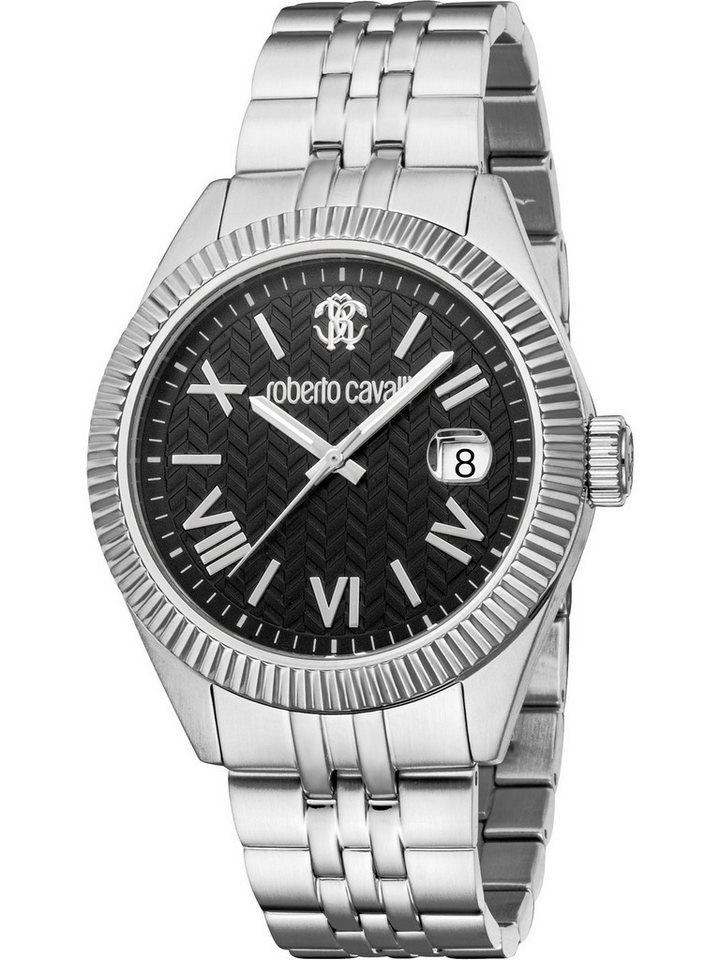 roberto cavalli Quarzuhr Roberto Cavalli Herren-Uhren Analog Quarz, Klassikuhr von roberto cavalli
