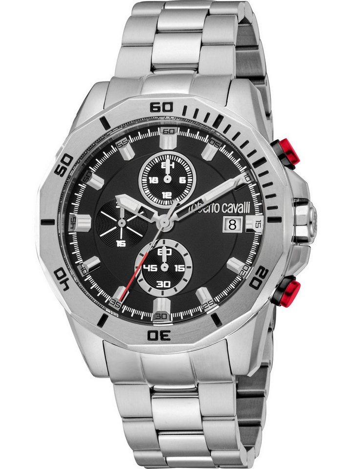 roberto cavalli Quarzuhr Roberto Cavalli Herren-Uhren Analog Quarz, Klassikuhr von roberto cavalli