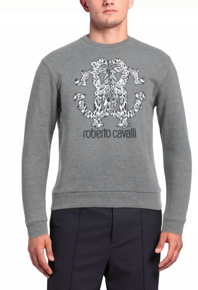 roberto cavalli Sweatshirt Unisex Lynx RC Logo Pullover Genderneutrales Design für vielseitigen Einsatz von roberto cavalli