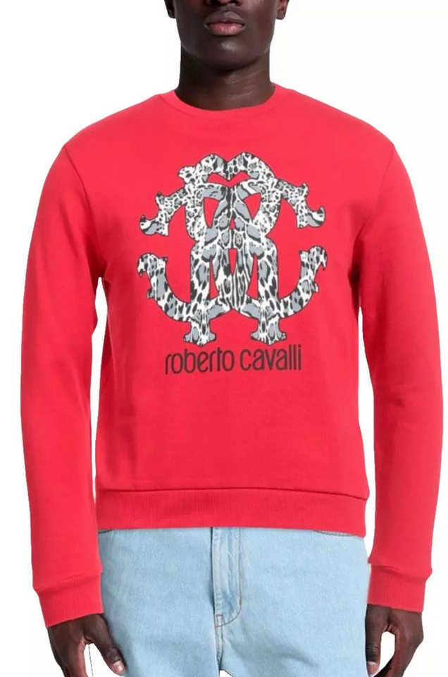 roberto cavalli Sweatshirt Unisex Lynx RC Logo Pullover Genderneutrales Design für vielseitigen Einsatz von roberto cavalli