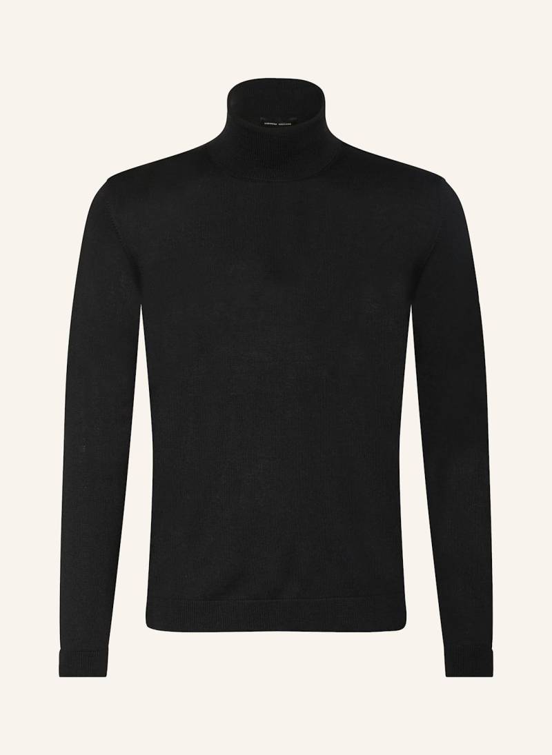 Roberto Collina Rollkragenpullover Aus Merinowolle schwarz von roberto collina