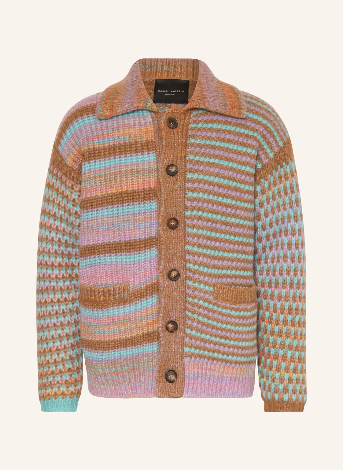 Roberto Collina Strickjacke Mit Alpaka pink von roberto collina