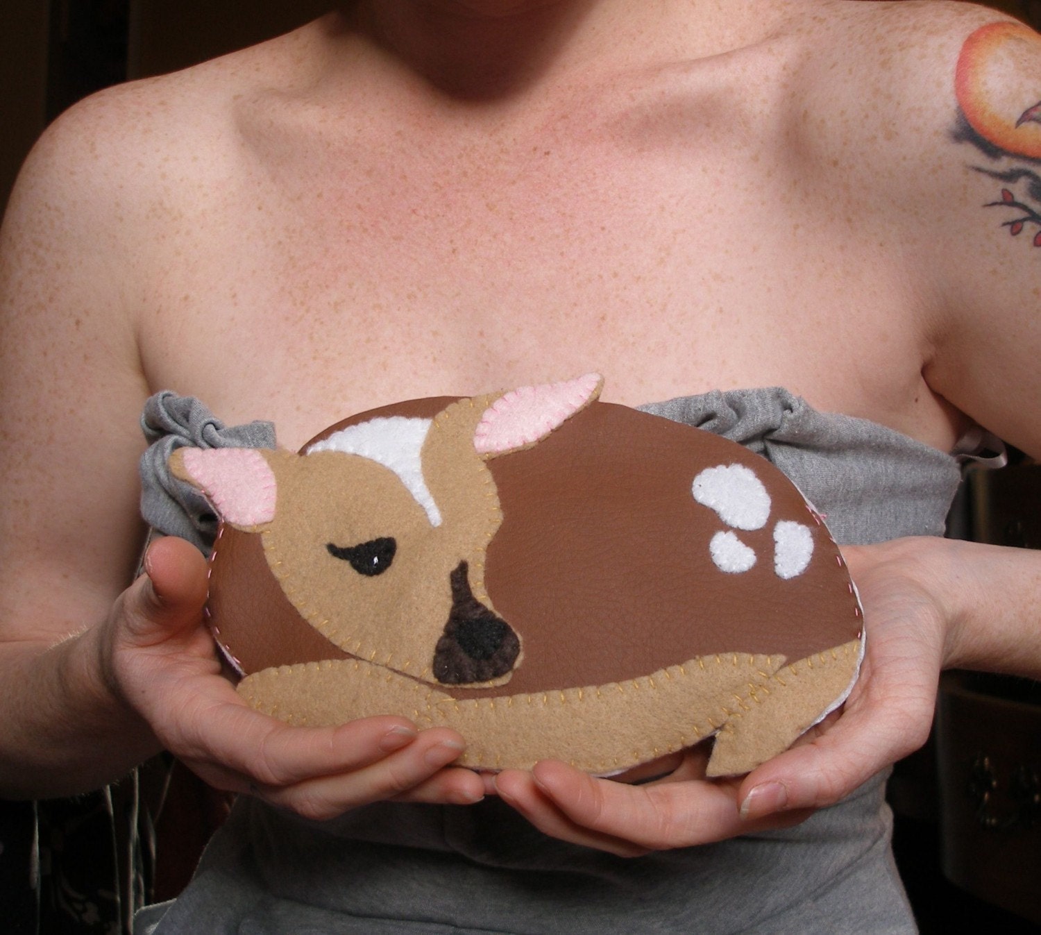 Rehbraune Clutch Rehbraune Clutch von robotjules
