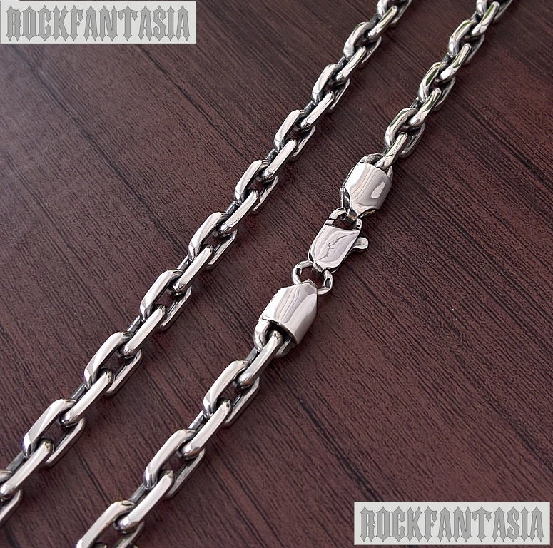 Anker Massiv 925 Sterling Silber Collier Kette Herren Schwer Breit Riesengroß von rockfantasiashop
