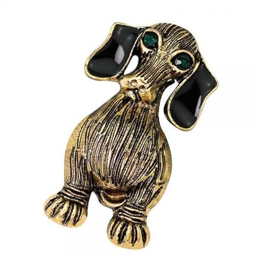 rockible 6x Emaille Hund Brosche Charme Brosche Pin Frauen Mädchen Schmuck Bekleidungs Zubehör von rockible