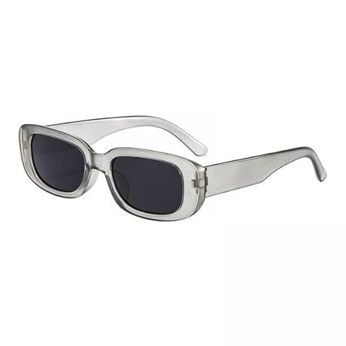 rockible 6x Rechteckige Sonnenbrille Im Vintage Stil, Langlebig, Bequem, Klobige Sonnenbrille für Kostümzubehör, Straßenbühne, Performance Partys von rockible