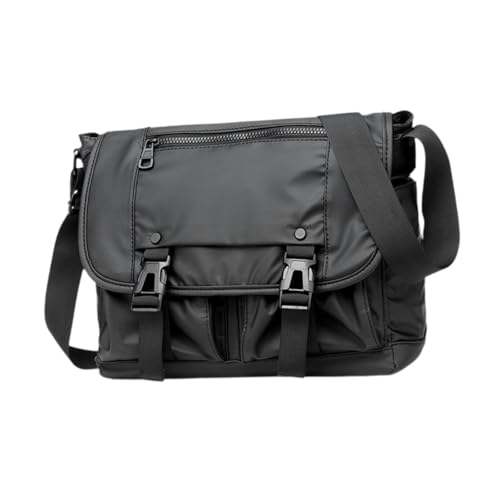 rockible Bag Umhängetasche Einkaufstasche Hobo Bag Tote Bag Handtasche für den Alltag Strandurlaub, Schwarz von rockible