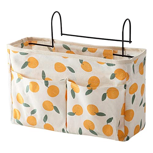 rockible Bettseitentasche Organizer für Schlafzimmer und Wohnheim, Orange von rockible