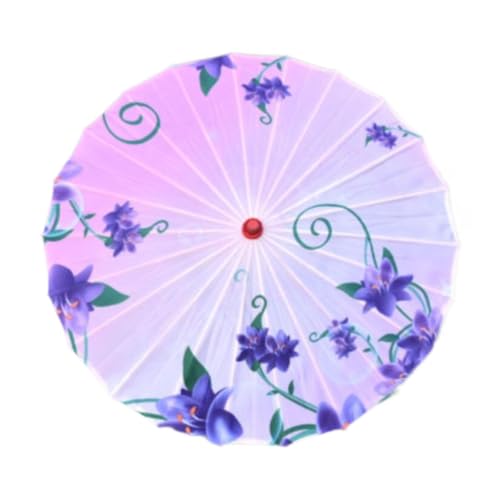 rockible Chinesischer Regenschirm aus geöltem Papier, dekorativer orientalischer Sonnenschirm, japanischer Regenschirm für Theaterkostüme, Style G von rockible