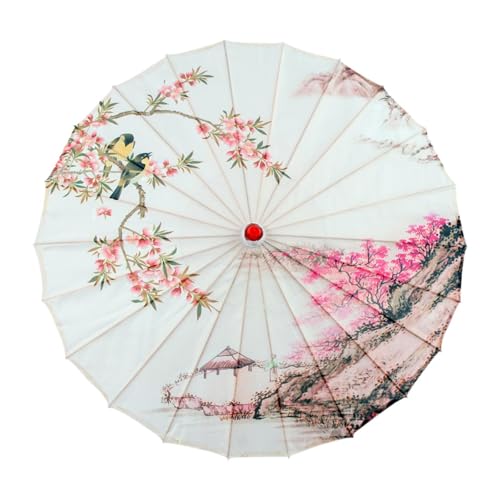rockible Chinesischer Regenschirm aus geöltem Papier, handgefertigt, orientalischer Sonnenschirm für Kinderparty-Geschenke, Style B rockible Chinesischer Regenschirm aus geöltem Papier, handgefertigt, orientalischer Sonnenschirm für Kinderparty-Geschenke, Style B von rockible
