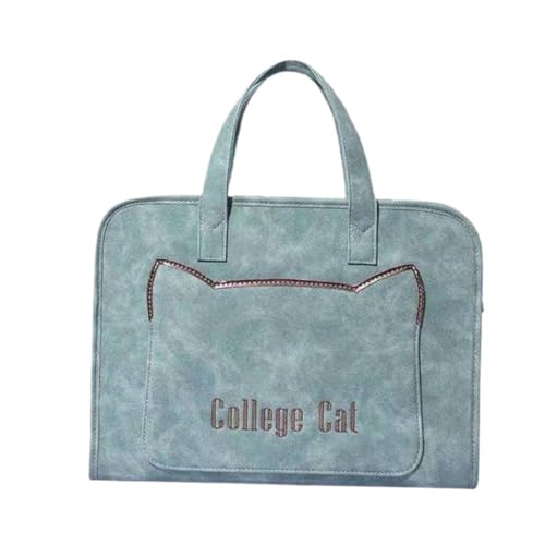 rockible Computertasche PU- Dokumententasche Arbeitsaktentasche Tasche für Reisegeschäft, Blau von rockible