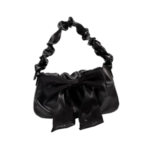 rockible Damen-Handtasche mit Fliege, süße Tasche für Straße, Geburtstag, Pendeln, Einkaufen von rockible