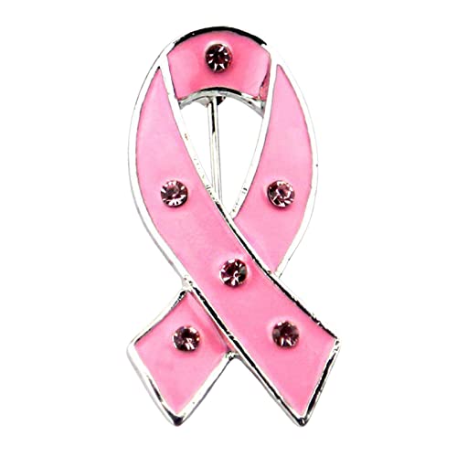 rockible Damen Rosa Band Brosche - Elegante Accessoire für Brustkrebsbewusstsein von rockible
