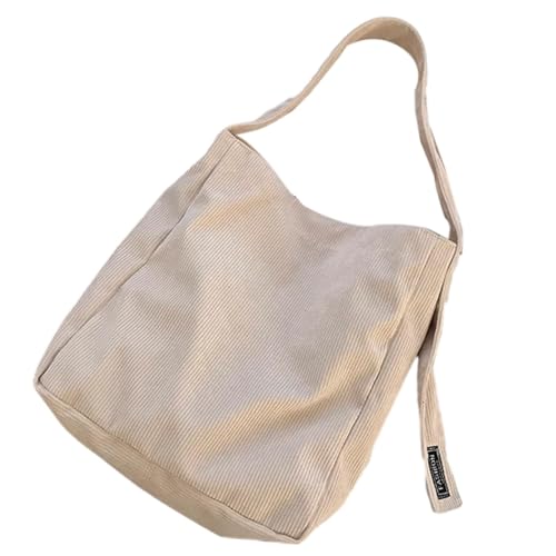 rockible Damen Schultertasche, stilvolle Tragetasche für den Alltag, Beige von rockible