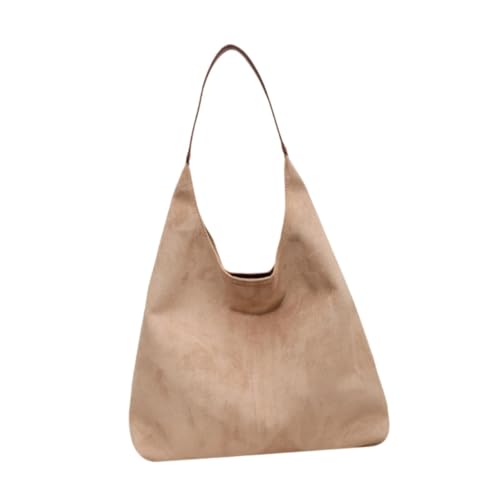 rockible Damen Umhängetasche, Einkaufstasche, Handtasche für Party, Pendeln, Outdoor, Beige von rockible