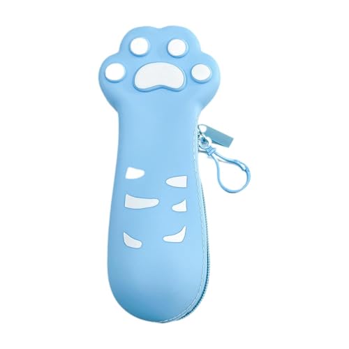 rockible -Federmäppchen mit Katzenkrallen-Design, vielseitig einsetzbar, wasserdicht, großes Fassungsvermögen, Kleiner Reißverschluss, Aufbewahrung von, Hellblau rockible -Federmäppchen mit Katzenkrallen-Design, vielseitig einsetzbar, wasserdicht, großes Fassungsvermögen, Kleiner Reißverschluss, Aufbewahrung von, Hellblau von rockible