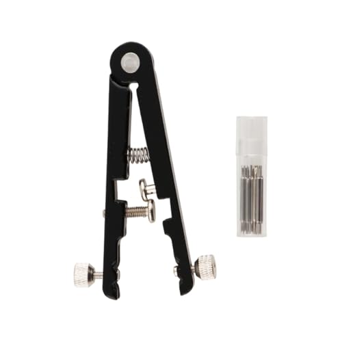 rockible Federstegzange für Uhren, Federstegpinzette, praktisches Ersatzwerkzeug zum Entfernen der Uhrenreparatur für unterwegs, zu Hause, für Männer und, Schwarz rockible Federstegzange für Uhren, Federstegpinzette, praktisches Ersatzwerkzeug zum Entfernen der Uhrenreparatur für unterwegs, zu Hause, für Männer und, Schwarz von rockible