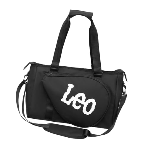 rockible Fitnessstasche für Reisen Und Sport mit Reißverschluss für Männer Und Frauen, Schwarz von rockible