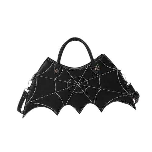 rockible Fledermausform Crossbody Satchel Cross Body für Festival -Dating -Einkaufsferien, Schwarz von rockible