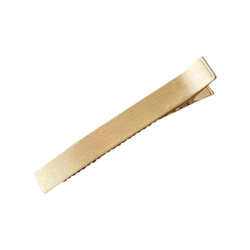 rockible Haarspange für Damen, Haargreifer, Haarspange, Geburtstagsgeschenk, Haarstyling, modische dekorative Entenschnabelspange, Metall-Haarspange, für, Gold von rockible