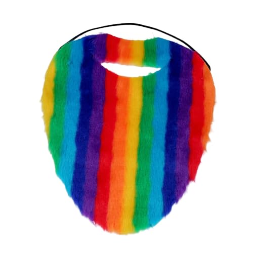 rockible Halloween-Bart-Gesichtsbehaarungszubehör für Männer, Frauen und Kinder, Verkleidungsspiel, Bunt von rockible