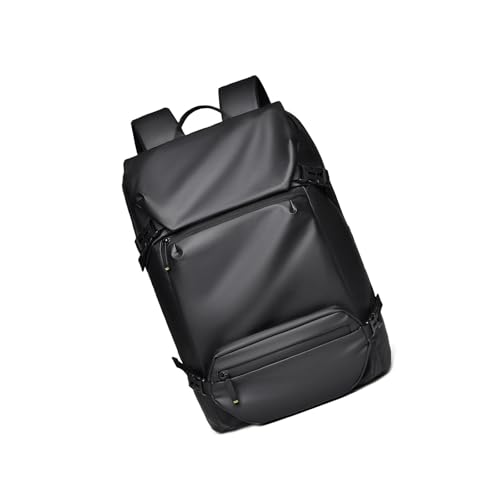 rockible Herren Laptop-Rucksack Computer-Rucksack für Business Wandern Shopping, Schwarz von rockible