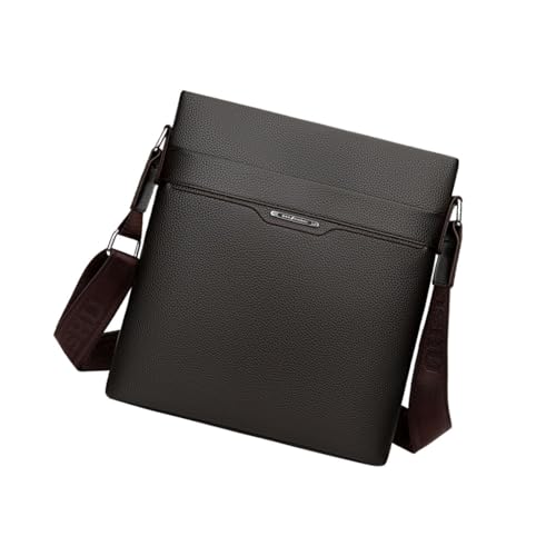 rockible Herren Umhängetasche Crossbody Bag für Shopping Radfahren Party, Braun von rockible