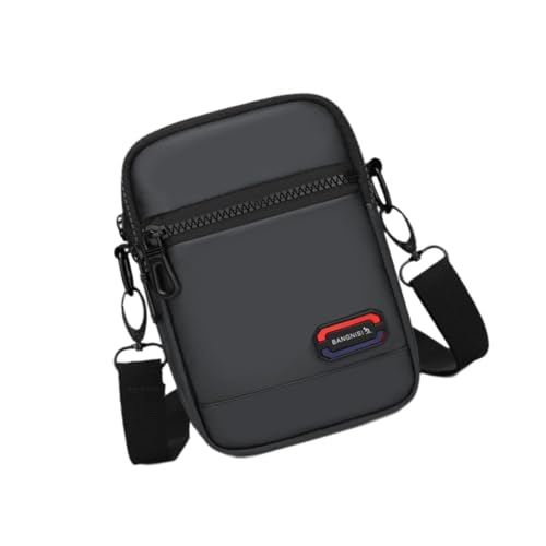 rockible Herren Umhängetasche Tasche für Wandern Angeln Reiten Trekking Outdoor, Grau von rockible